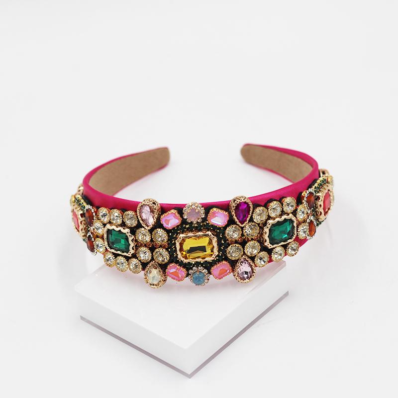Hair Clips & Barrettes Big Luxury Full Crystal Tiara Hairbands Gorgeous Bohemian Rhinestone Headbands Red Bottom Pink Fabric Headband 884
Hair Clips & Barrettes Big Luxury Full Crystal Tiara Hairbands Gorgeous Bohemian Rhinestone Headbands Red Bottom Pink Fabric Headband 884