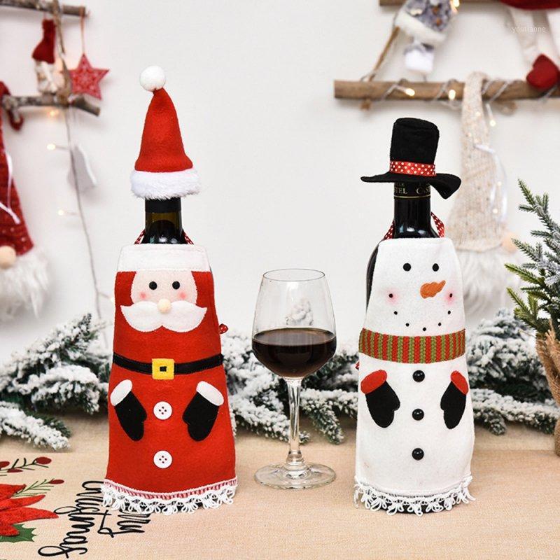 Christmas Decorations Creative Santa Claus Wine Bottle Cover Wine Bottle Bag Champagne Bag Snowman1
Christmas Decorations Creative Santa Claus Wine Bottle Cover Wine Bottle Bag Champagne Bag Snowman1