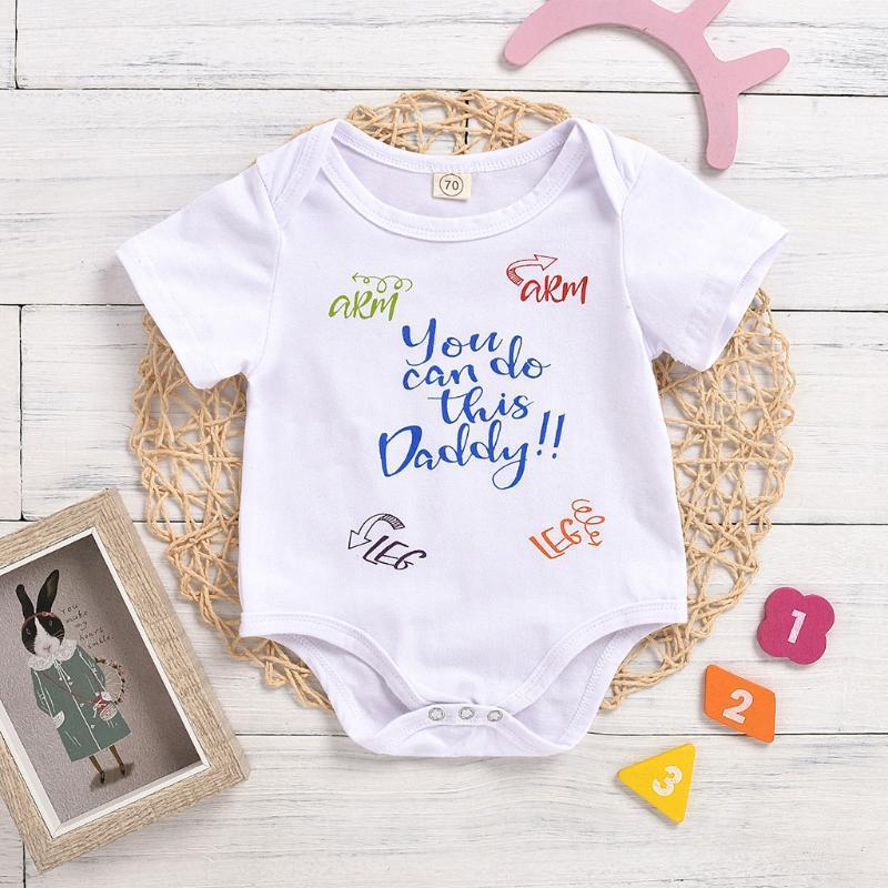 2020 Infant Baby Girls Clothes Short sleeve Letter Print Clothes Jumpsuit Summer Cute One Piece Romper O-Neck ropa niña1, As pic
2020 Infant Baby Girls Clothes Short sleeve Letter Print Clothes Jumpsuit Summer Cute One Piece Romper O-Neck ropa niña1, As pic