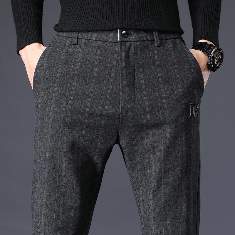 ICPANS Striped Dress Pants Men Wool Elastic Waist Regular Office Business Formal Trousers for Men Clothing, Y-992-z20 gray
ICPANS Striped Dress Pants Men Wool Elastic Waist Regular Office Business Formal Trousers for Men Clothing, Y-992-z20 gray