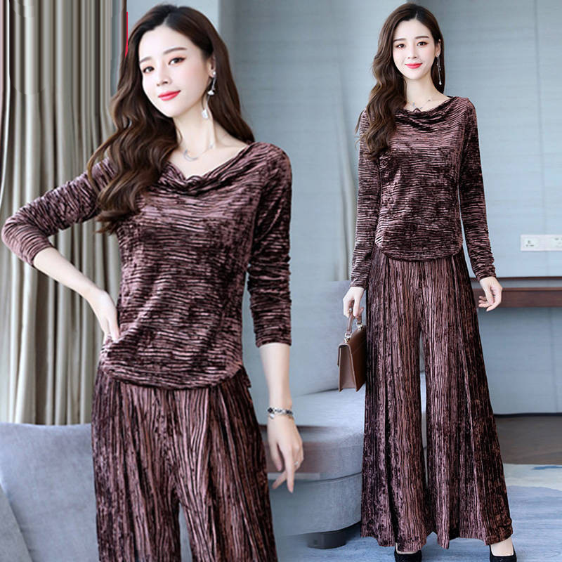 Blouse Suits Women's and Sleeved Ensembles Sailt Warm Sweaters + Long Legged Pants 2 Pieces Winter Costume Pikx, Ton
Blouse Suits Women's and Sleeved Ensembles Sailt Warm Sweaters + Long Legged Pants 2 Pieces Winter Costume Pikx, Ton