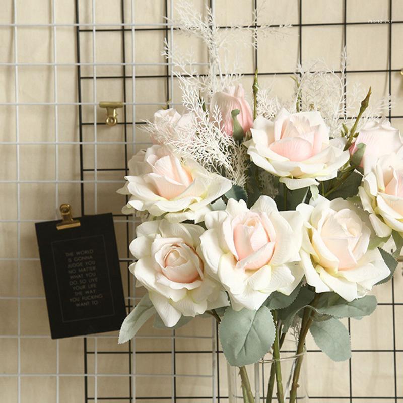 Artificial Rose Fake Flowers Flower Bouquet Silk Real Touch Wedding Party Decoration Home Garden Decor Valentine's Day Gift1, Green
Artificial Rose Fake Flowers Flower Bouquet Silk Real Touch Wedding Party Decoration Home Garden Decor Valentine's Day Gift1, Green