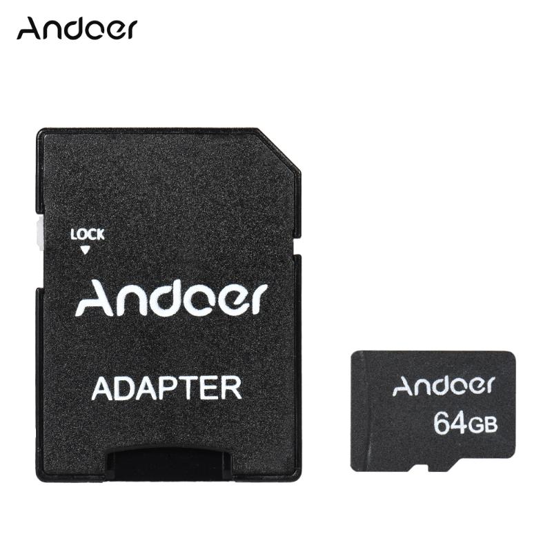 Andoer 64GB Class 10 Memory Card TF Card + TF Adapter for Camera Car Camera Cell Phone Table PC Audio Player GPS
Andoer 64GB Class 10 Memory Card TF Card + TF Adapter for Camera Car Camera Cell Phone Table PC Audio Player GPS