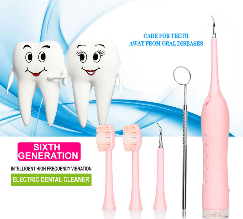 Electric toothbrush household dental calculus remover sonic rechargeable dental scaler,Toothcleaner+2BrushHead+Frostedhead+Mouth mirror+usb
Electric toothbrush household dental calculus remover sonic rechargeable dental scaler,Toothcleaner+2BrushHead+Frostedhead+Mouth mirror+usb