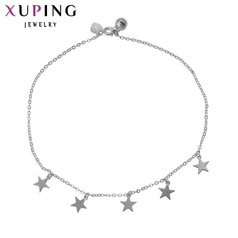 Xuping Fashion Star Shape Anklet High Quality Jewelry Special Foot Chain Gift for Women Christmas Day Gift 74926
Xuping Fashion Star Shape Anklet High Quality Jewelry Special Foot Chain Gift for Women Christmas Day Gift 74926