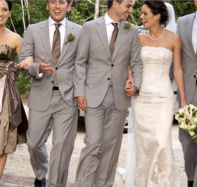 2020 Ticket Pocket Groom Tuxedos Notch Lapel Men' Suit Light Gray Groomsmen/Best Man Wedding/Prom Suits (Jacket+Pants+Tie, As pictures
2020 Ticket Pocket Groom Tuxedos Notch Lapel Men' Suit Light Gray Groomsmen/Best Man Wedding/Prom Suits (Jacket+Pants+Tie, As pictures