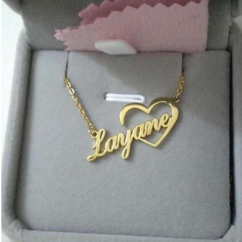 Exquisite Heart Name Necklace Stainless Steel Custom Letter Nameplate Choker Necklaces For Women Jewelry Bridesmaid Gift BFF
Exquisite Heart Name Necklace Stainless Steel Custom Letter Nameplate Choker Necklaces For Women Jewelry Bridesmaid Gift BFF
