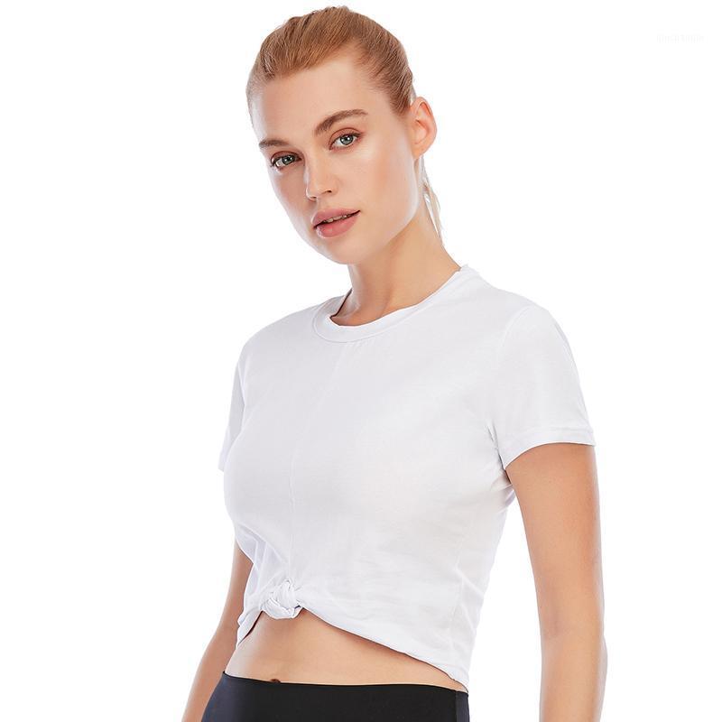 Sport Top Fitness Women' Shirt Solid Slim Workout Gym Wear Short Sleeve Yoga Crop Top Knot Running Sportswear1, Black
Sport Top Fitness Women' Shirt Solid Slim Workout Gym Wear Short Sleeve Yoga Crop Top Knot Running Sportswear1, Black