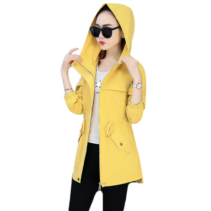 2021 New Yellow female jacket M-4XL plus size with hoodie New spring fashion Korean casual sleeve women's coats, Black
2021 New Yellow female jacket M-4XL plus size with hoodie New spring fashion Korean casual sleeve women's coats, Black