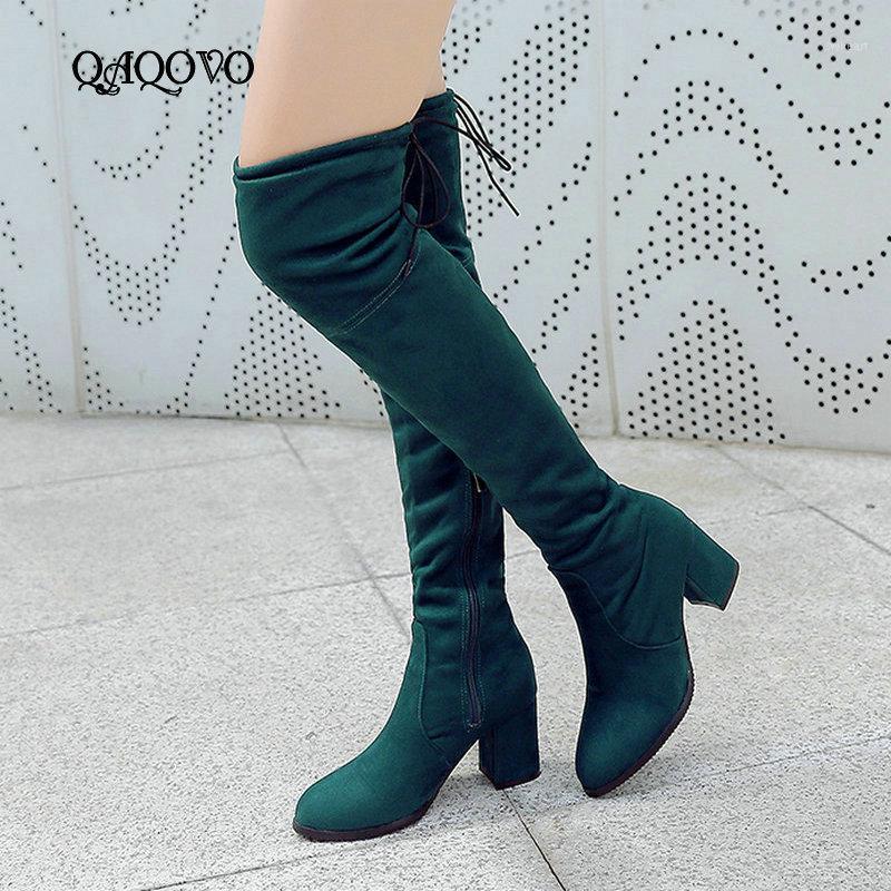 2020 Stretch Over the Knee Boots Women Flock Leather Square High Heels Thigh Boots Autumn Winter Zipper High Ladies Shoes1, Black
2020 Stretch Over the Knee Boots Women Flock Leather Square High Heels Thigh Boots Autumn Winter Zipper High Ladies Shoes1, Black