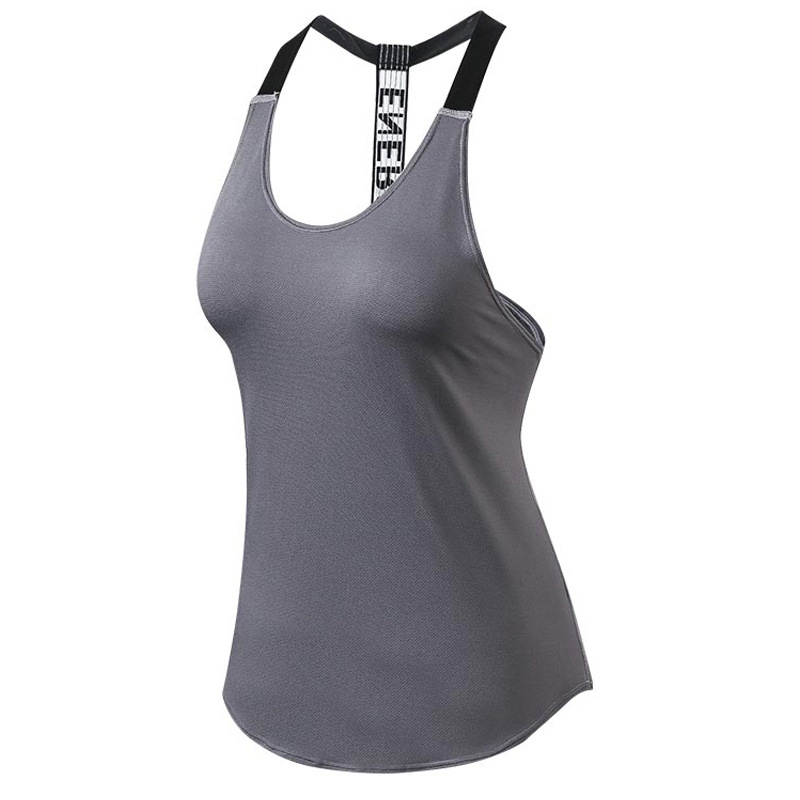 New Sexy Yoga Vest Sleeveless Solid Color Quick Drying Running Women Sport Female Yoga Shirts Fitness Tank Crop Tops