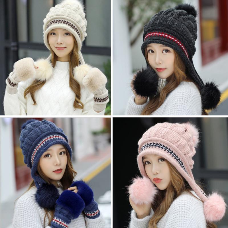 2020 Women's Fashion Winter Beanie Hats & Gloves Ear Muffs Casual Beret Knitted Beanies Caps Gorros Black Hats for Women Girls, Beige
2020 Women's Fashion Winter Beanie Hats & Gloves Ear Muffs Casual Beret Knitted Beanies Caps Gorros Black Hats for Women Girls, Beige