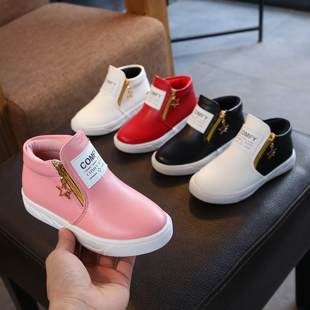 Spring Autumn Fashion Child Boots For boys girls leather boots shoes causal flat children martin boot shoes 26-36 kids boot LJ200911