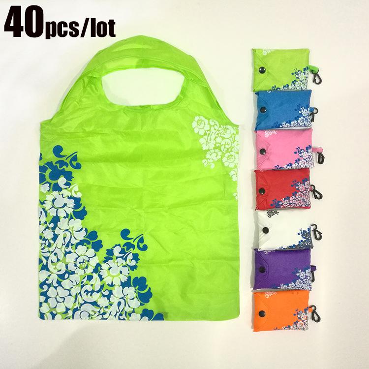 40Pcs/lot Eco-Friendly Foldable Shopping Bag Portable Oxford Fabric Shopping Bags Reusable Tote Bags Gift Bag
40Pcs/lot Eco-Friendly Foldable Shopping Bag Portable Oxford Fabric Shopping Bags Reusable Tote Bags Gift Bag
