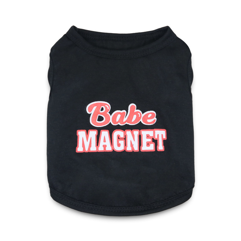 Summer Pet Shirts Sublimation Printed Dogs Vests Apparel Puppy Sweatshirt Cute Dog Clothes Cotton Pup Pullover Soft Shirt for Small Pets Pomerani Chih