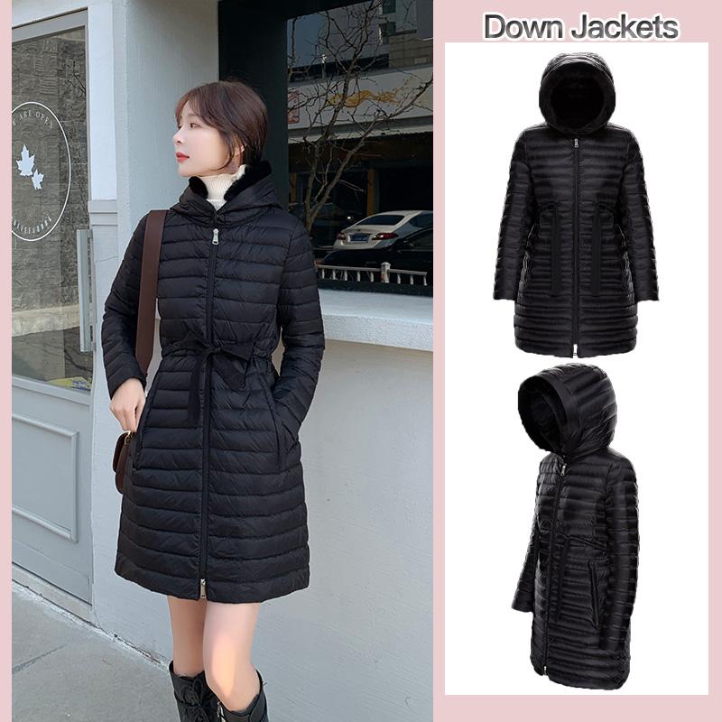 Fashion Lightweight Collar Mid-Length Women's down Jacket Lace-up Waist Hugging Slim down Jacket2020 Winter New, Black
Fashion Lightweight Collar Mid-Length Women's down Jacket Lace-up Waist Hugging Slim down Jacket2020 Winter New, Black