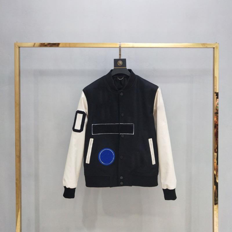 Baseball Coat Uniform Fashion High Quality Single Breasted Warm Jacket Couples Women Men's Coats, Black
Baseball Coat Uniform Fashion High Quality Single Breasted Warm Jacket Couples Women Men's Coats, Black