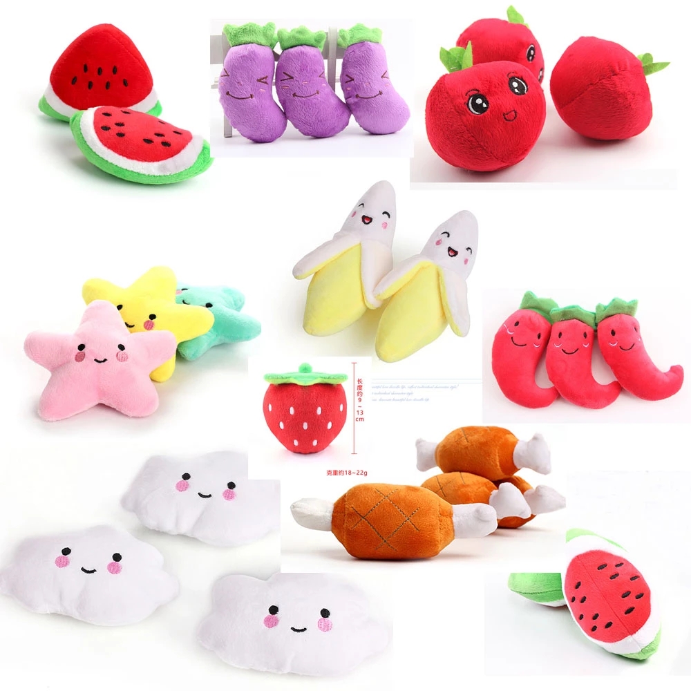 12cm Chew Squeaker Squeaky Plush Sound Fruits Vegetables Feeding Toys Carrot Banana Star Cloud Strawberry Stuffed Dolls, 16
12cm Chew Squeaker Squeaky Plush Sound Fruits Vegetables Feeding Toys Carrot Banana Star Cloud Strawberry Stuffed Dolls, 16