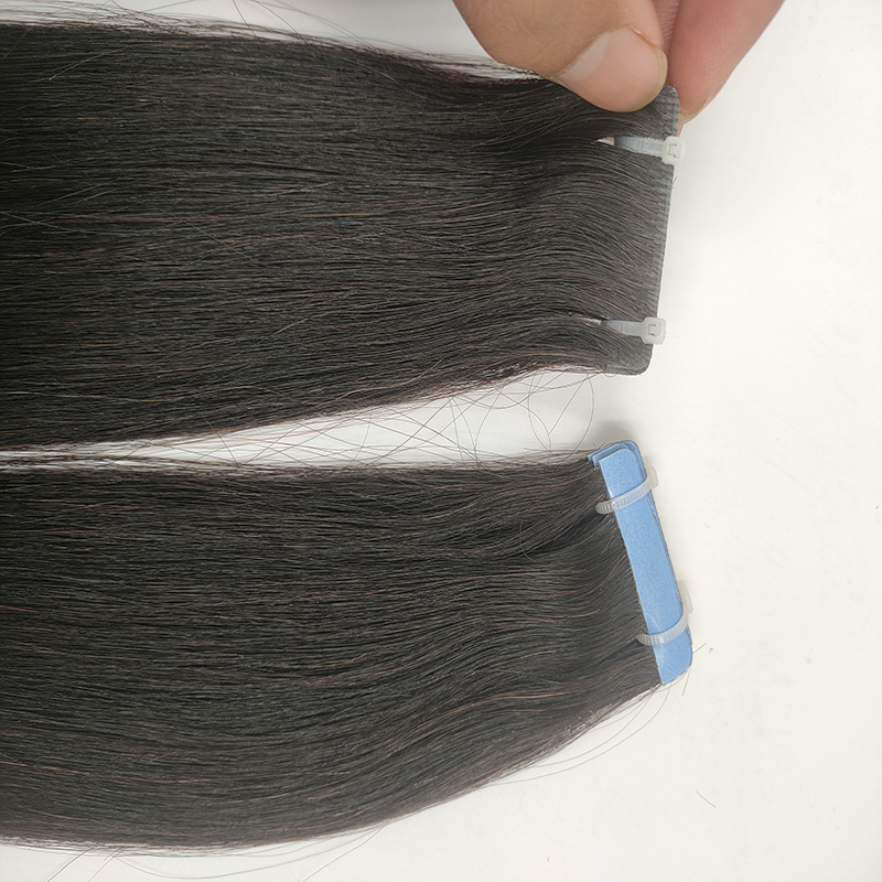 New Product Human Hair Clip In Extensions Skin Weft Seamless Invisible Tape Remy Hair 100g Natural Black Blonde 18 20 22 24inch