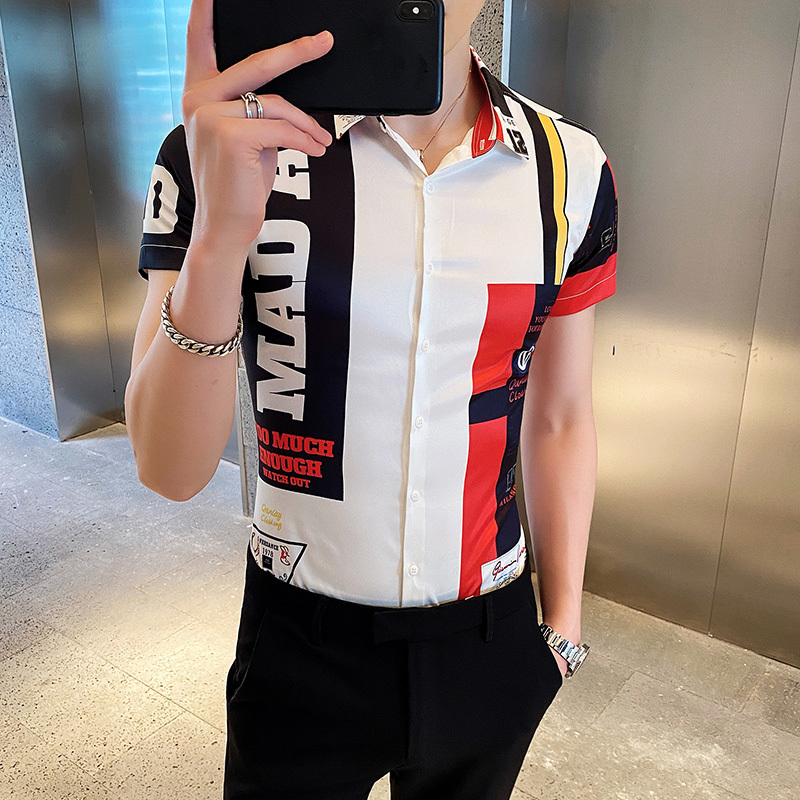 Summer Short-sleeve Chinese Fashion Version Thin, High-quality Male Shirt Ax83, White
Summer Short-sleeve Chinese Fashion Version Thin, High-quality Male Shirt Ax83, White