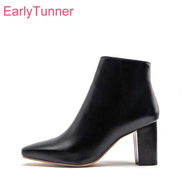 Brand New Elegant Black White Women Ankle Nude Boots Sexy 3 inch Heels Office Lady Dress Shoes EM91 Plus Big Size 10 43 47 
Brand New Elegant Black White Women Ankle Nude Boots Sexy 3 inch Heels Office Lady Dress Shoes EM91 Plus Big Size 10 43 47