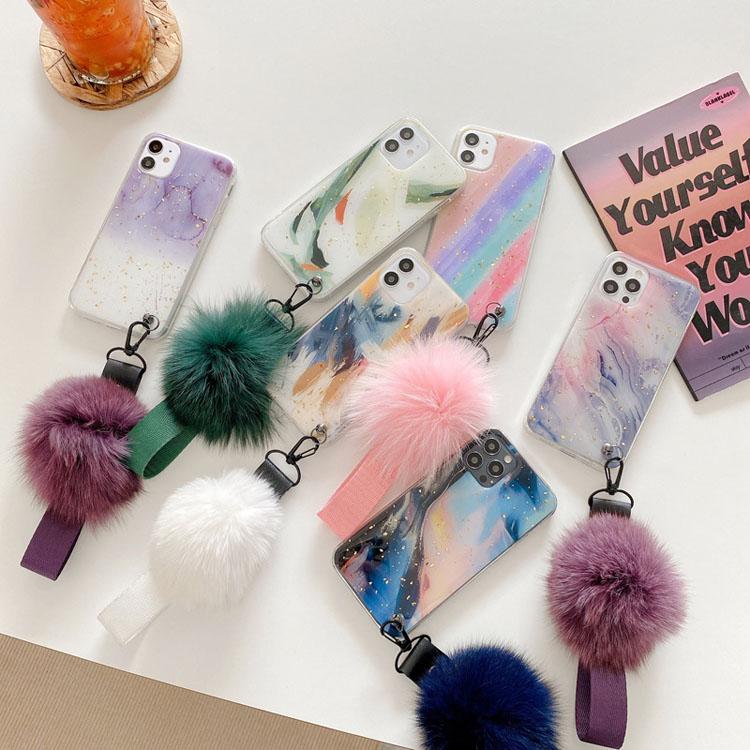 Winter Style Fur Ball Phone Case For iphone 11 xr xsmax 8plus 11PRO MAX Downy Plush Ball Tassels TPU Gold leaf Phone Case, Please choose colors
Winter Style Fur Ball Phone Case For iphone 11 xr xsmax 8plus 11PRO MAX Downy Plush Ball Tassels TPU Gold leaf Phone Case, Please choose colors