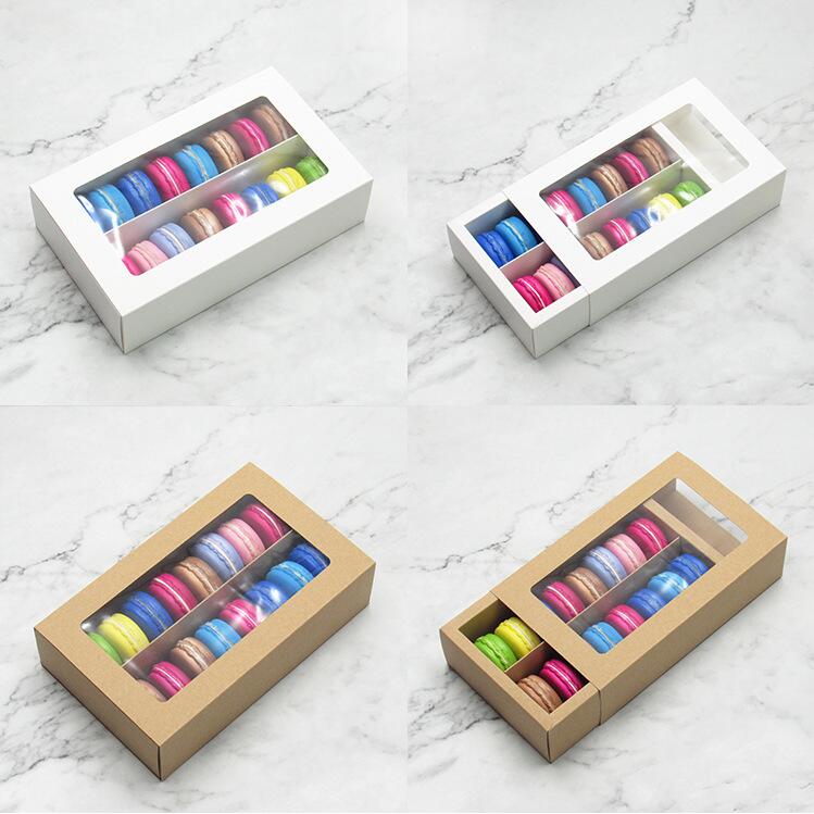 Kraft Card Paper Macaron Box Cake Boxes With Clear Window Chocolate Boxes Biscuit Muffin Box Bakeware Packaging Holiday Gift Box SEA HWC5139
Kraft Card Paper Macaron Box Cake Boxes With Clear Window Chocolate Boxes Biscuit Muffin Box Bakeware Packaging Holiday Gift Box SEA HWC5139