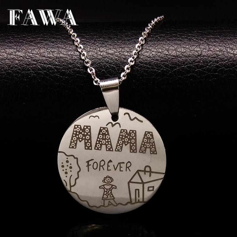 Family Necklaces Stainless Steel Mama Forever Boy Girl Pendants Necklace Jewelry Women Kids Family Member Christmas Gift N69131
Family Necklaces Stainless Steel Mama Forever Boy Girl Pendants Necklace Jewelry Women Kids Family Member Christmas Gift N69131