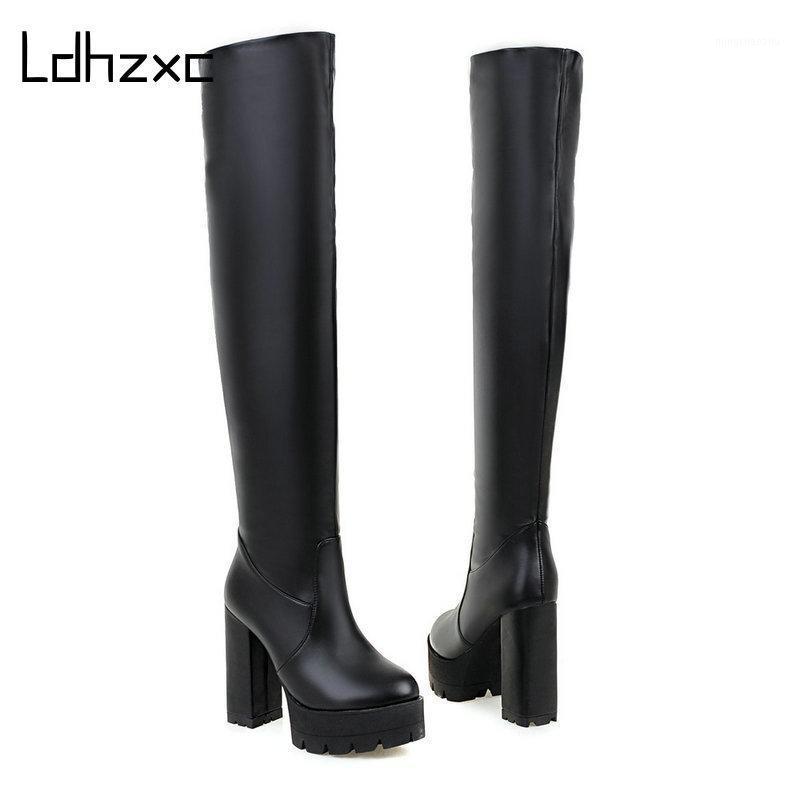 LDHZXC Band Designer Pu Leather Women Over The Knee High Boots Round Toe Boots Women Long Platform High Heel Black1, Black
LDHZXC Band Designer Pu Leather Women Over The Knee High Boots Round Toe Boots Women Long Platform High Heel Black1, Black
