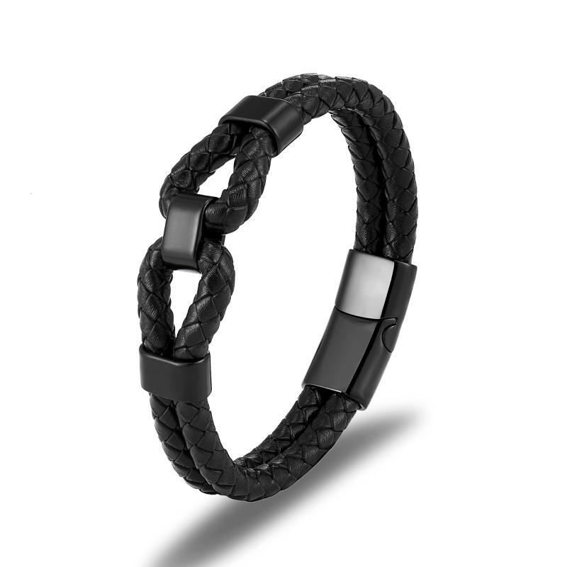 Men Jewelry Classic Black Braided Genuine Leather Bracelet for Men Stainless Steel Magnetic Clasp Punk Homme Bangles Gifts
Men Jewelry Classic Black Braided Genuine Leather Bracelet for Men Stainless Steel Magnetic Clasp Punk Homme Bangles Gifts