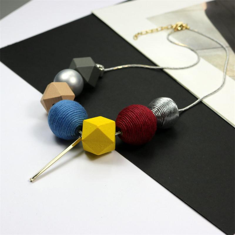 New Round Ball Wood Pendant Women Necklace Long Snake Chain Fashion Jewelry Geometric Sweater Necklaces Clothes Accessories
New Round Ball Wood Pendant Women Necklace Long Snake Chain Fashion Jewelry Geometric Sweater Necklaces Clothes Accessories