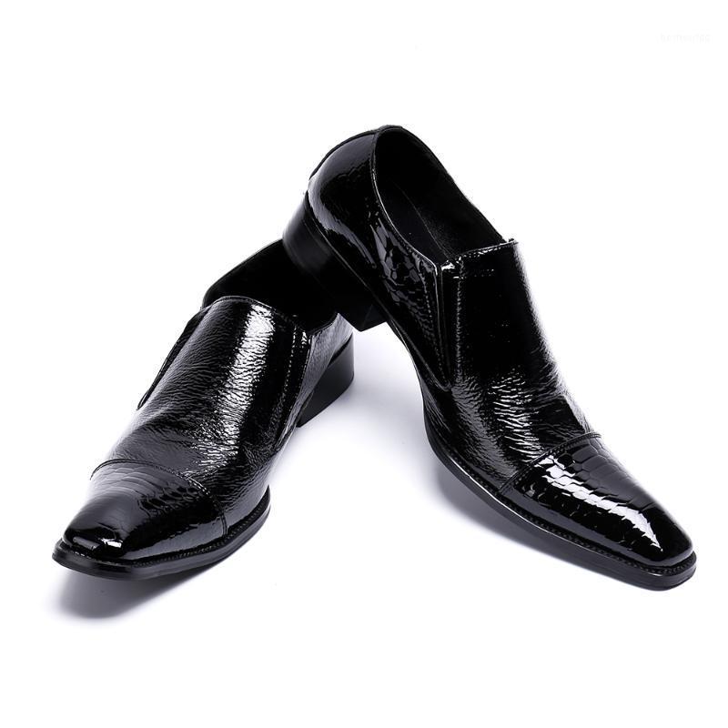 dress Men's Square toe shoes fashion black Bright Surface Oxfords shoes for men slip-on Brand Men Wedding1, Red
dress Men's Square toe shoes fashion black Bright Surface Oxfords shoes for men slip-on Brand Men Wedding1, Red