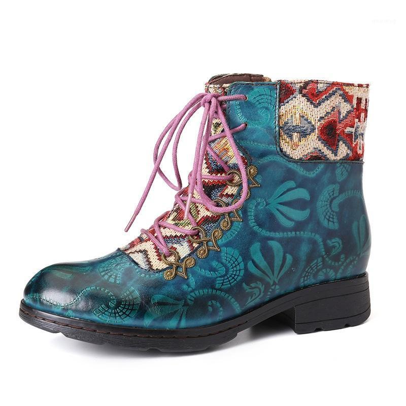 2020 New Retro Genuine Leather Embossed Pattern Splicing Folkways Craft Cloth Botas Mujer Women Ankle Boots Women Shoes1, Blue
2020 New Retro Genuine Leather Embossed Pattern Splicing Folkways Craft Cloth Botas Mujer Women Ankle Boots Women Shoes1, Blue