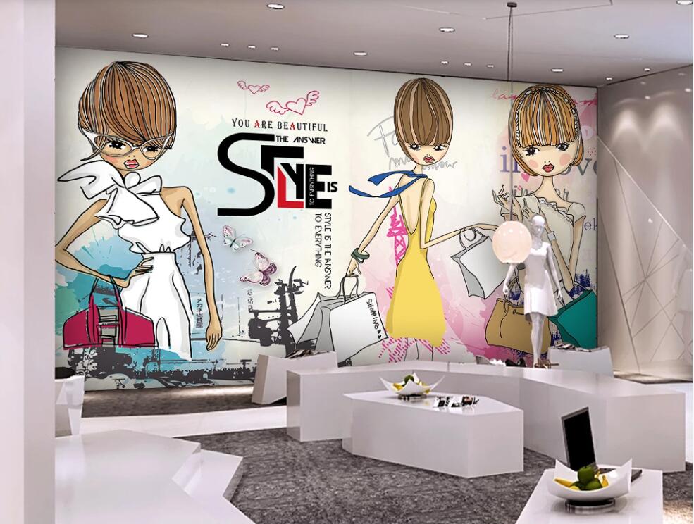 3d wallpaper custom photo mural Fashion hand-painted beauty clothing store store home decor 3d wall murals wallpaper for living room, Non-woven wallpaper
3d wallpaper custom photo mural Fashion hand-painted beauty clothing store store home decor 3d wall murals wallpaper for living room, Non-woven wallpaper