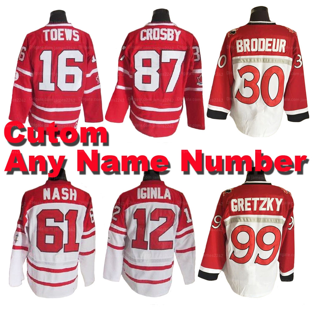 Custom Retro Team Canada Ice Hockey Jersey 66 Lemieux 9 Crosby 12 Iginla 19 Yzerman 88 Lindros 31 Price Mens Stitched Red White Jerseys Size S-4XL от DHgate WW
