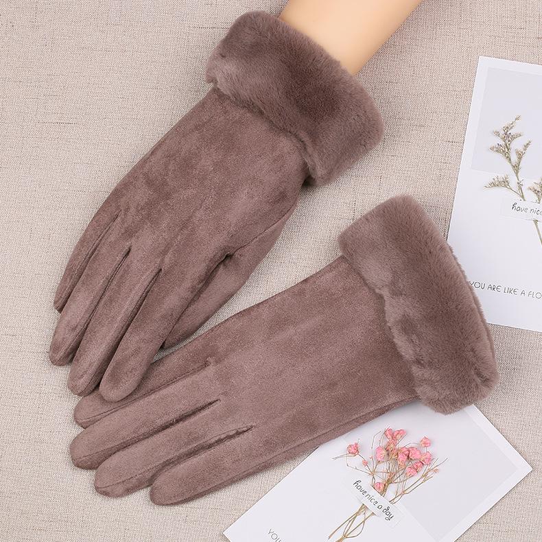 mittens women Ladies gloves autumn and winter touch screen plush warm suede thermo gloves thick anti - cold wholesale
mittens women Ladies gloves autumn and winter touch screen plush warm suede thermo gloves thick anti - cold wholesale