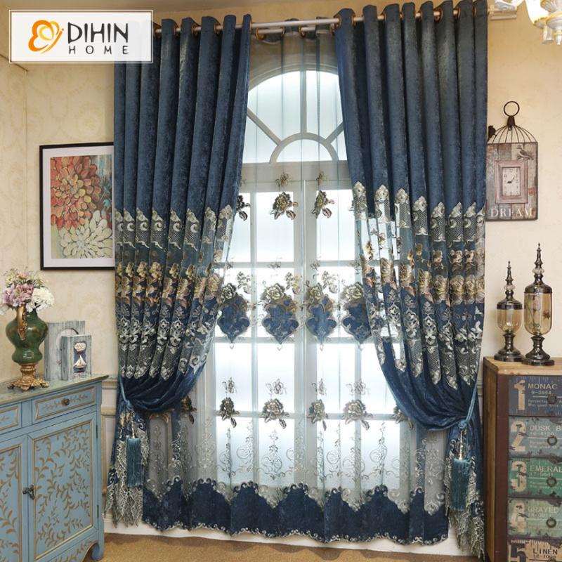 DIHIN New Arrival Embroidered European Curtains Blackout Cortina Roman Window Shading Sitting Room Bedroom Sheer Curtains, Tulle
DIHIN New Arrival Embroidered European Curtains Blackout Cortina Roman Window Shading Sitting Room Bedroom Sheer Curtains, Tulle