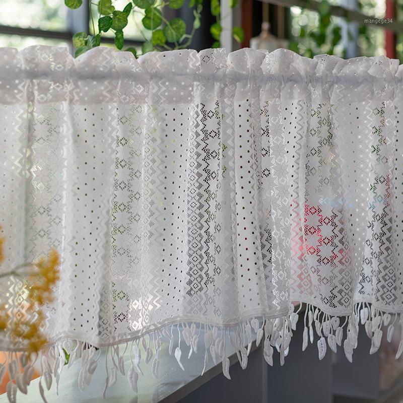 White Half Curtain Embroidered Korean Coffee Yarn Pure Short Curtain With Tassel For Bar Kitchen Cabinet Door Children's Room1
White Half Curtain Embroidered Korean Coffee Yarn Pure Short Curtain With Tassel For Bar Kitchen Cabinet Door Children's Room1