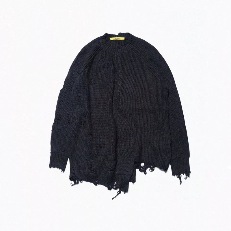 Oversized 2021 New Black Knits Sweater Holes Autumn Winter Woman Clothes Rgsg BHKM, Black grey.
Oversized 2021 New Black Knits Sweater Holes Autumn Winter Woman Clothes Rgsg BHKM, Black grey.