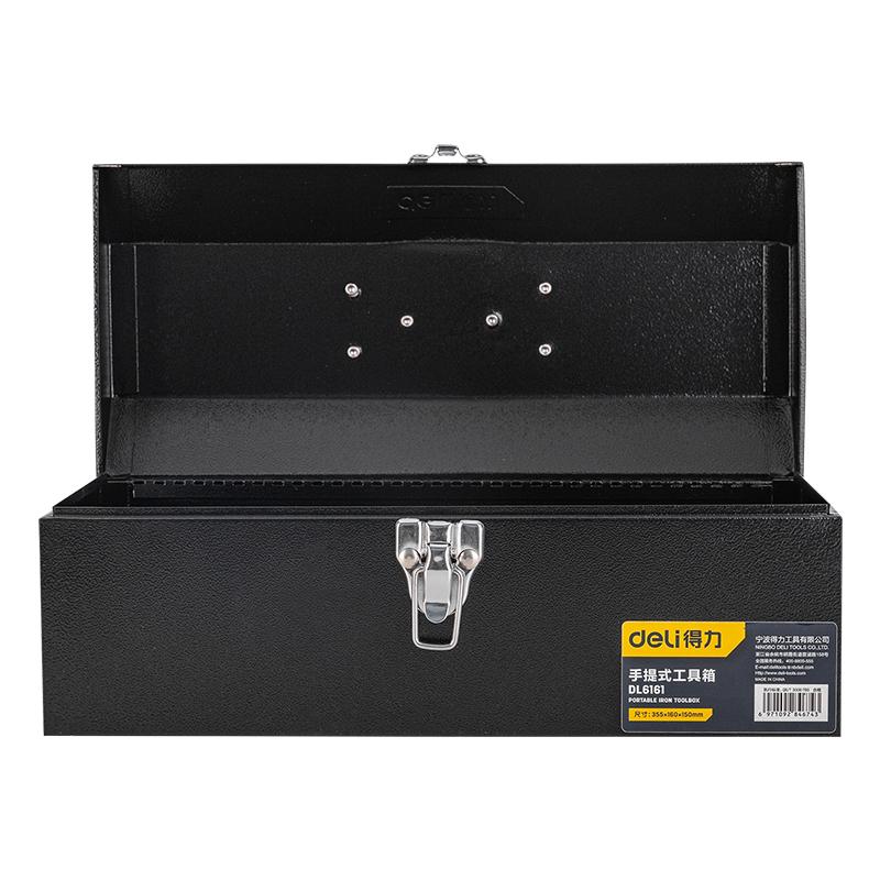 Deli 15 Inches Toolbox Tool Storage Made Of Cold-Rolled Steel Compressive Seismic And Strong Metal Lock
Deli 15 Inches Toolbox Tool Storage Made Of Cold-Rolled Steel Compressive Seismic And Strong Metal Lock