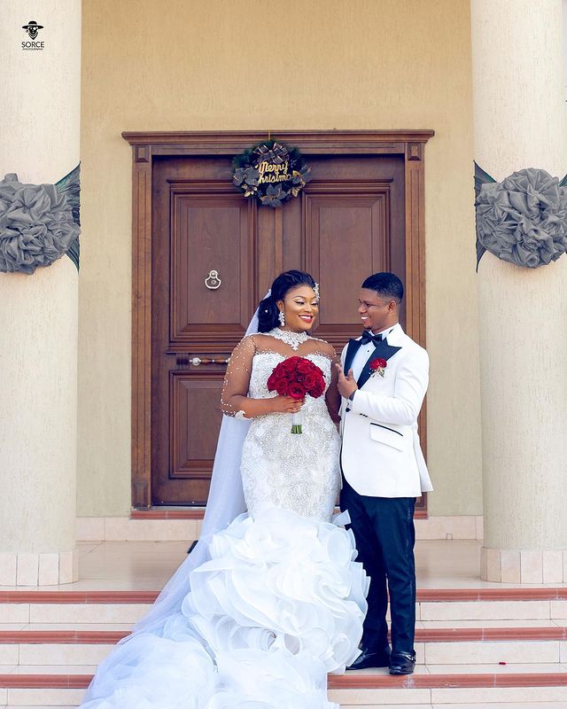 plus size aso ebi bridal gown with beadwork crystals luxurious lace wedding dress