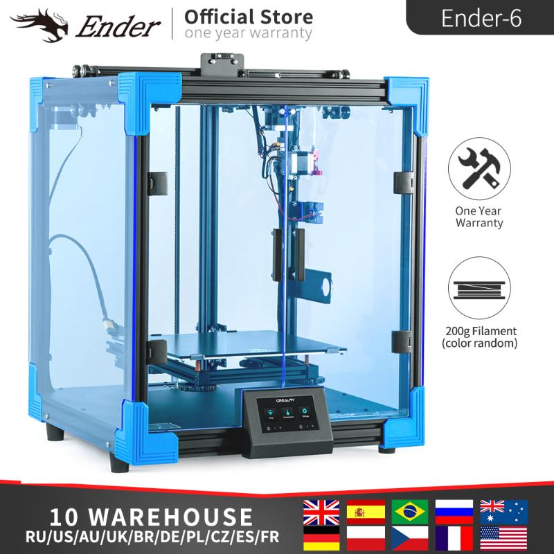 Ender printer Ender-6 3d Printer Kit High Precision Large Print Size,Silence Mainboard TMC2208 Creality 3D
Ender printer Ender-6 3d Printer Kit High Precision Large Print Size,Silence Mainboard TMC2208 Creality 3D