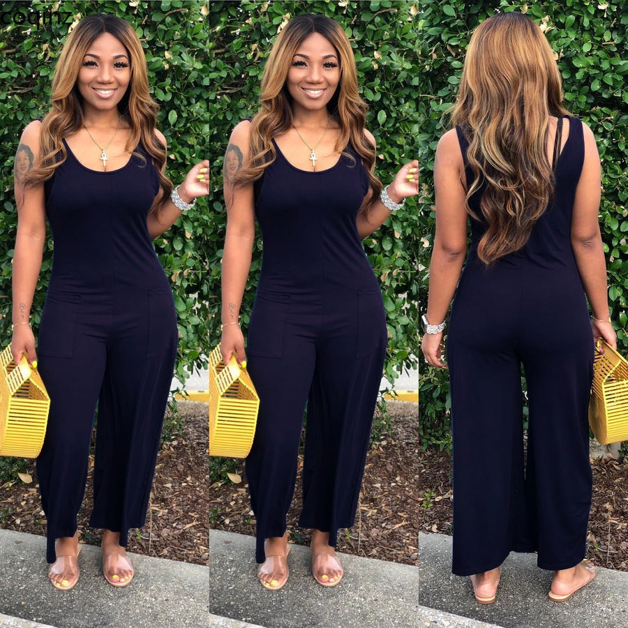 Summer Plus Size Jumpsuit Women Rompers Womens Jumpsuits Body Woman Jumpsuite Bodycon Overalls Sexy Macacao Feminino K8839 T200509