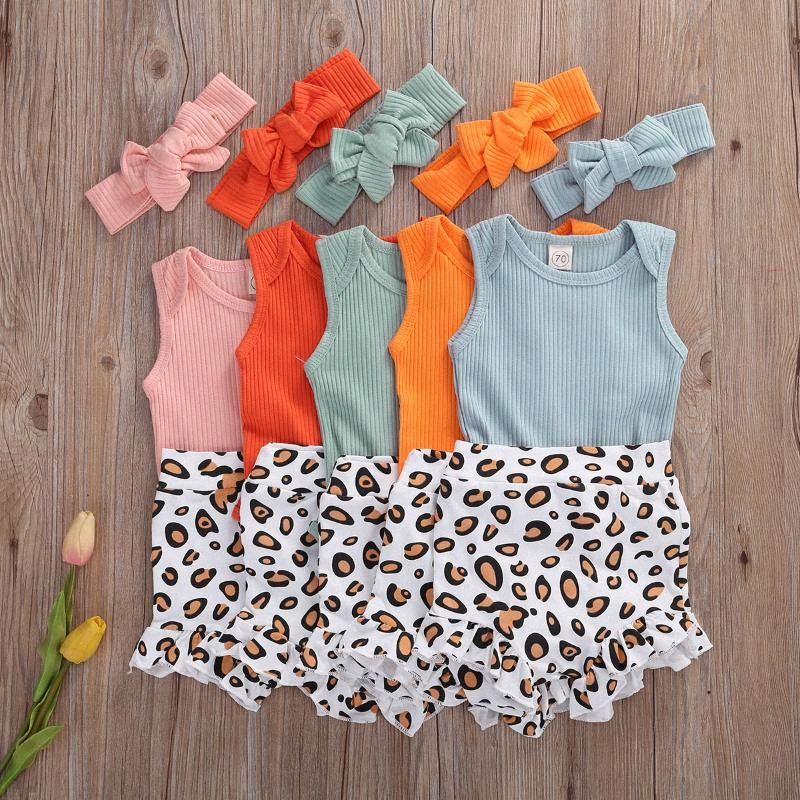 Baby Girls Short Sleeve Romper Leopard Bodysuit Jumpsuit Soft Toddler 3PCS Set Outfit Bummies Baby Bloomers Headband Clothes Set H0zD#, As picture
Baby Girls Short Sleeve Romper Leopard Bodysuit Jumpsuit Soft Toddler 3PCS Set Outfit Bummies Baby Bloomers Headband Clothes Set H0zD#, As picture