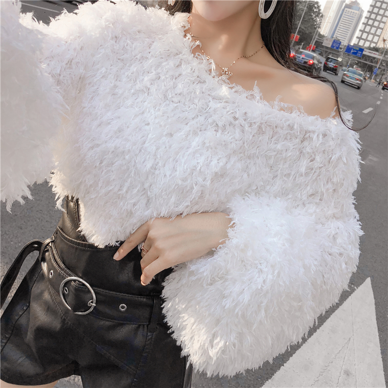 New Autumn Around the Neck of Wool Fringe Knitted Tights Female Casual Sweater Top Sv7n, White
New Autumn Around the Neck of Wool Fringe Knitted Tights Female Casual Sweater Top Sv7n, White
