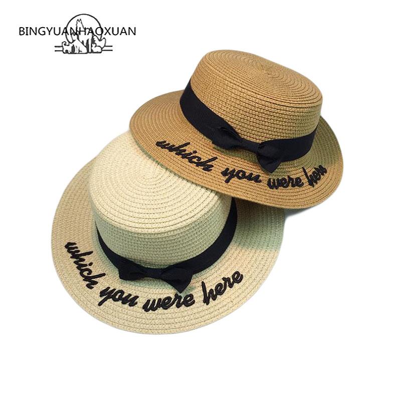 BINGYUANHAOXUAN 2020 Bone Sun Hat For Women Panama Cape Embroidered Which You Have Been Here Straw Bow Hat Beach Female Summer, Khaki
BINGYUANHAOXUAN 2020 Bone Sun Hat For Women Panama Cape Embroidered Which You Have Been Here Straw Bow Hat Beach Female Summer, Khaki