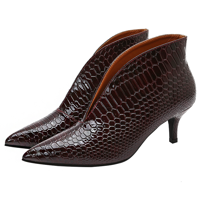 2021 Spring European New Pointed v Mouth Patent Short Heels Womens Shoes Booties Wine Red Women Boots E7s5, Black
2021 Spring European New Pointed v Mouth Patent Short Heels Womens Shoes Booties Wine Red Women Boots E7s5, Black