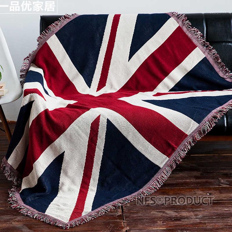 Sofa Blanket Cotton Fabric UK & USA Flag Design Knitted Bed Spread Couch Covering Quilt Throws With Tassels1
Sofa Blanket Cotton Fabric UK & USA Flag Design Knitted Bed Spread Couch Covering Quilt Throws With Tassels1