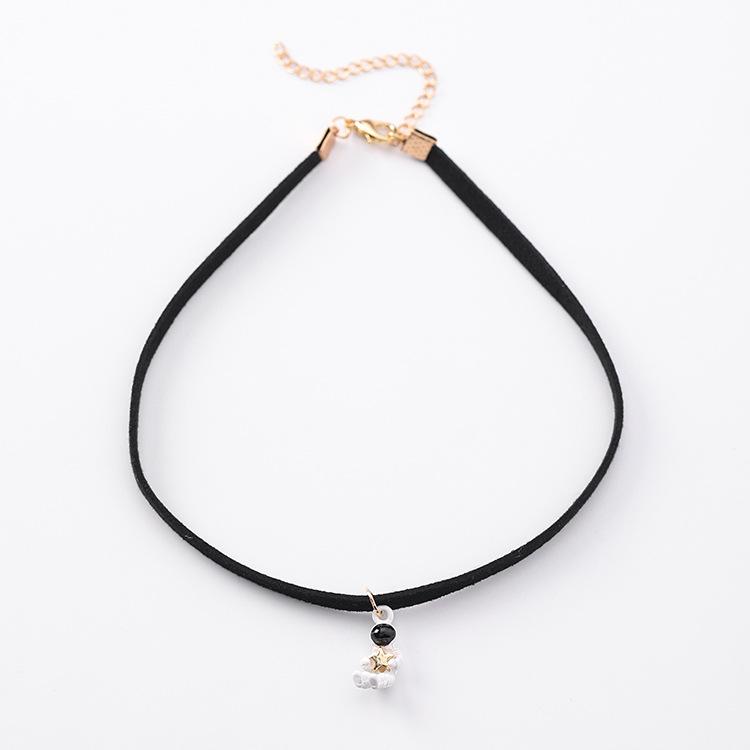 2020 Hot New Korean Style Fashion Jewelry Cartoon Star Necklace Short Pendant Astronaut Necklaces For Women Kolye Chain Gift
2020 Hot New Korean Style Fashion Jewelry Cartoon Star Necklace Short Pendant Astronaut Necklaces For Women Kolye Chain Gift