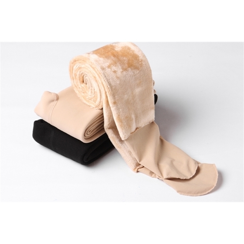 Colorfaith New Spring Winter Woman Warm Leggings Elasticity Pantyhose Push Up Casual Thrilling Sexy Fitness Jeggings Le0036 201103